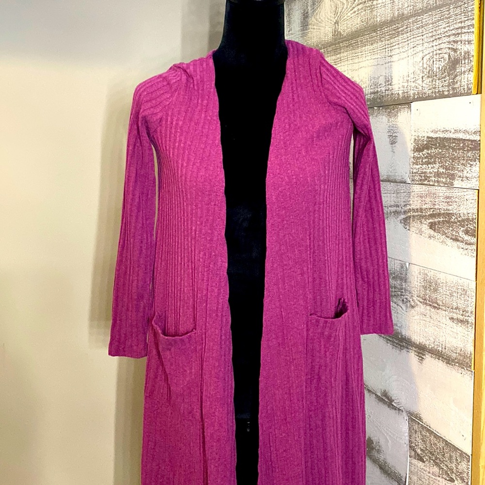 LuLaRoe purple cardigan